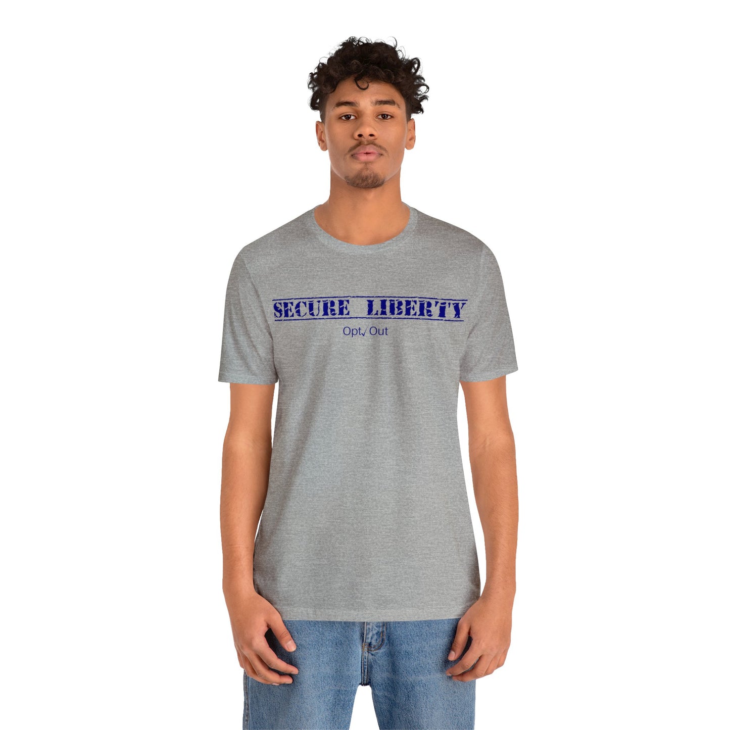 Secure Liberty Navy Blue T-Shirt