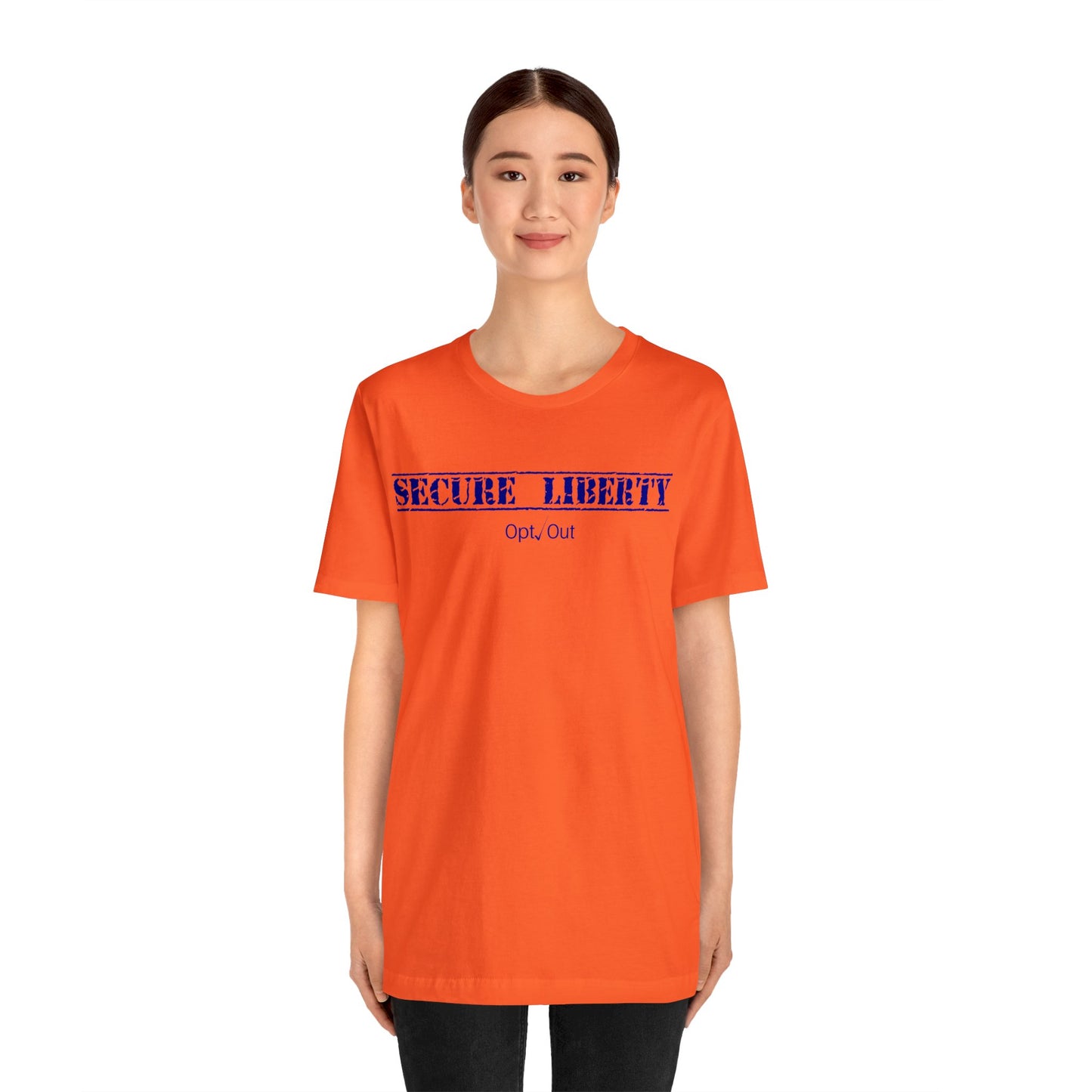 Secure Liberty Navy Blue T-Shirt