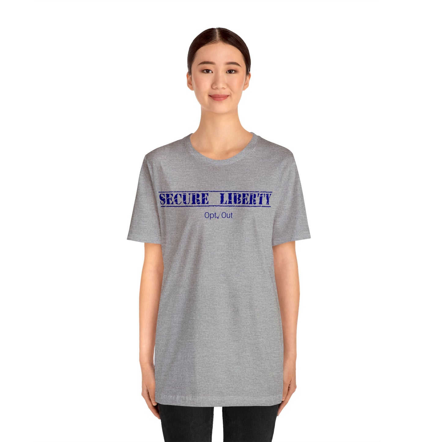 Secure Liberty Navy Blue T-Shirt